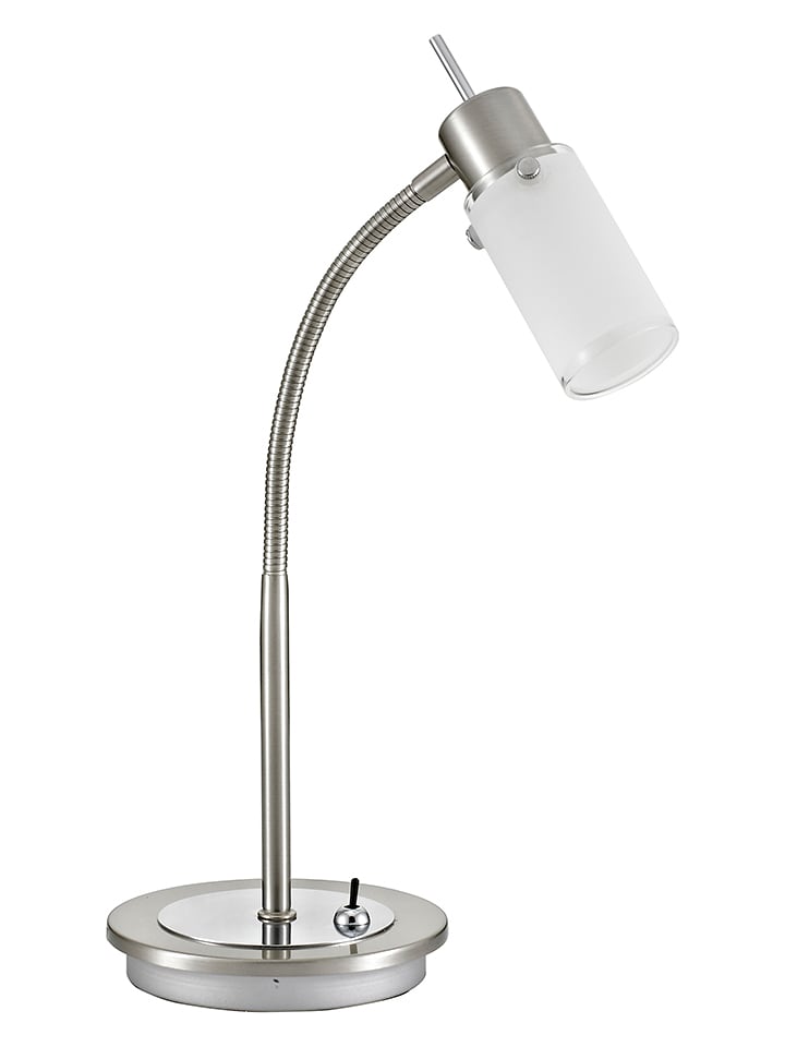 Just Light Lampa stołowa LED "Max" w kolorze srebrnym - wys. 37 cm rozmiar: onesize