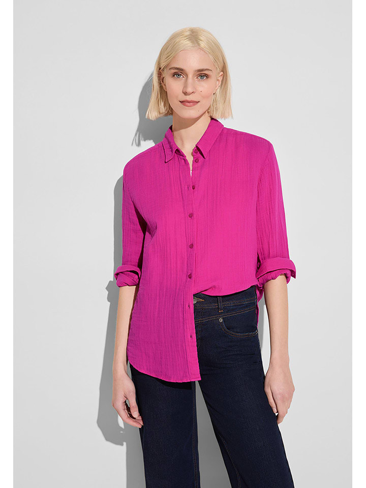 Street One Bluzka w kolorze różowym rozmiar: 40