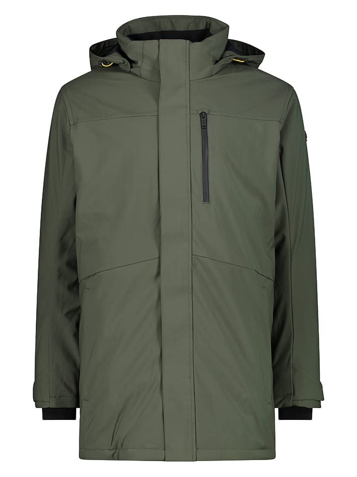 Kurtka zimowa w kolorze oliwkowym