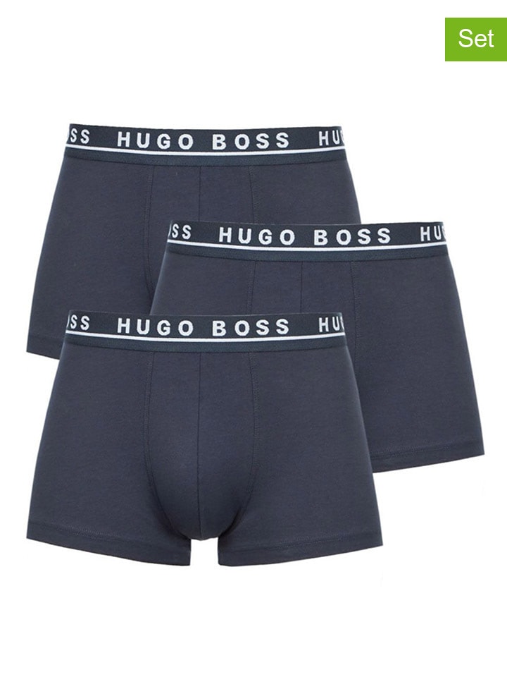 Hugo Boss Bokserki (3 pary) w kolorze granatowym rozmiar: M
