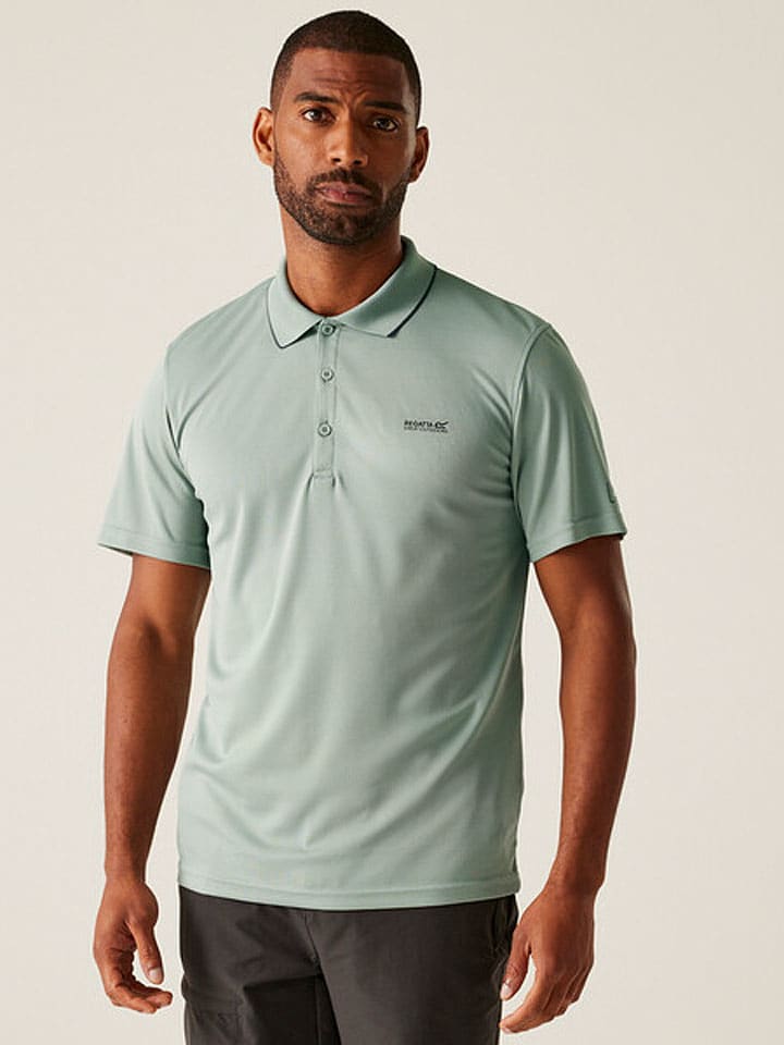 Regatta Funkcyjna koszulka polo "Maverik V" w kolorze zielonym rozmiar: L