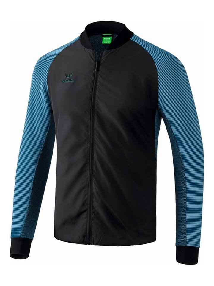 Kurtka sportowa "Premium One 2.0" w kolorze czarno-turkusowym