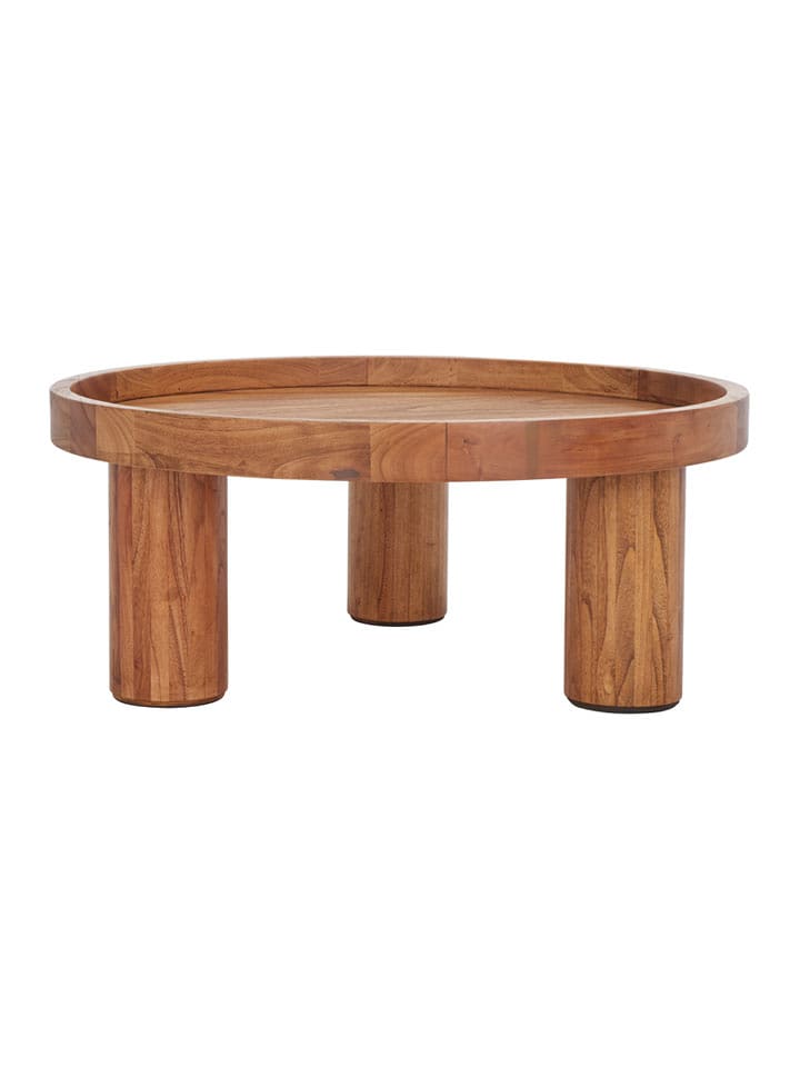 Safavieh Ława w kolorze jasnobrązowym - wys. 38 x Ø 91,5 cm rozmiar: onesize