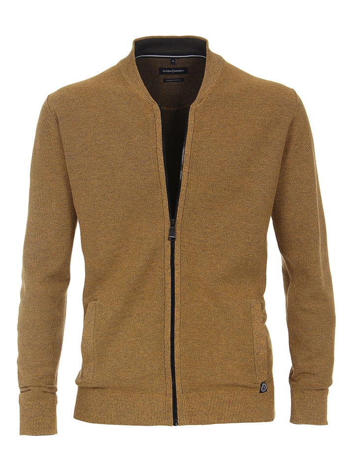 CASAMODA Kardigan w kolorze żółtym rozmiar: L