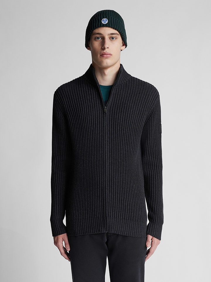 North Sails Kardigan w kolorze antracytowym rozmiar: XXL