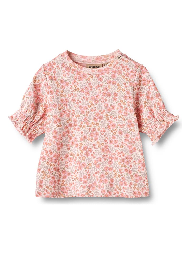 Wheat Koszulka "Norma" w kolorze jasnoróżowym rozmiar: 68