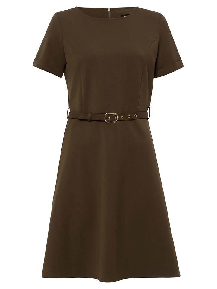 More & More Sukienka w kolorze ciemnozielonym rozmiar: 38