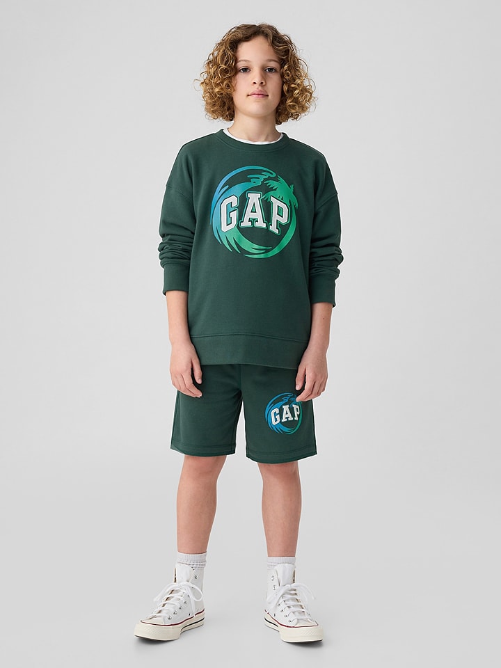 GAP Bluza w kolorze ciemnozielonym rozmiar: 110