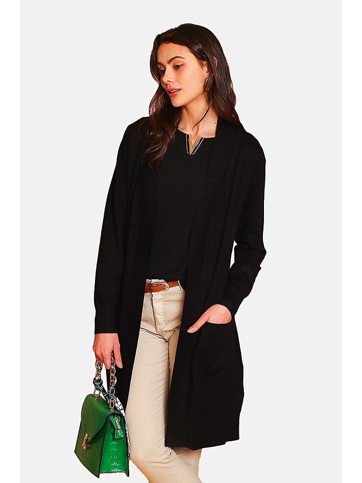 ASSUILI Kardigan w kolorze czarnym rozmiar: 40