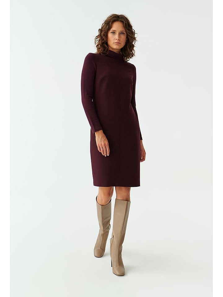 TATUUM Sukienka dzianinowa w kolorze bordowym rozmiar: 36