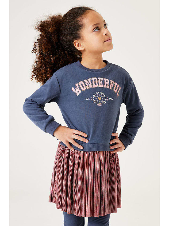 Garcia Sukienka w kolorze granatowo-jasnobrązowym rozmiar: 92/98