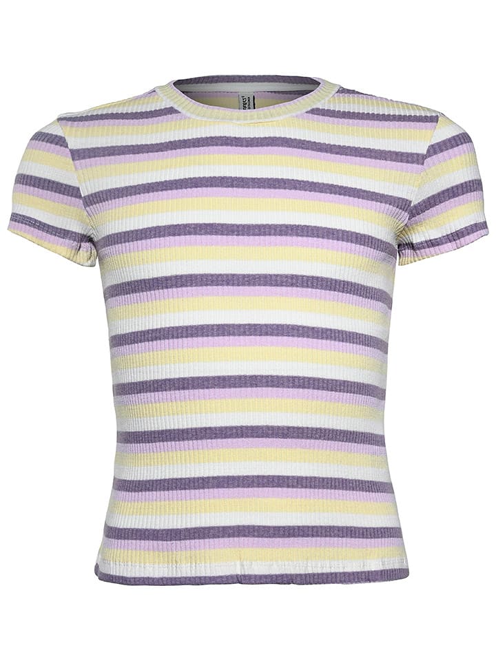 Blue Effect Koszulka w kolorze biało-fioletowo-żółtym rozmiar: 140