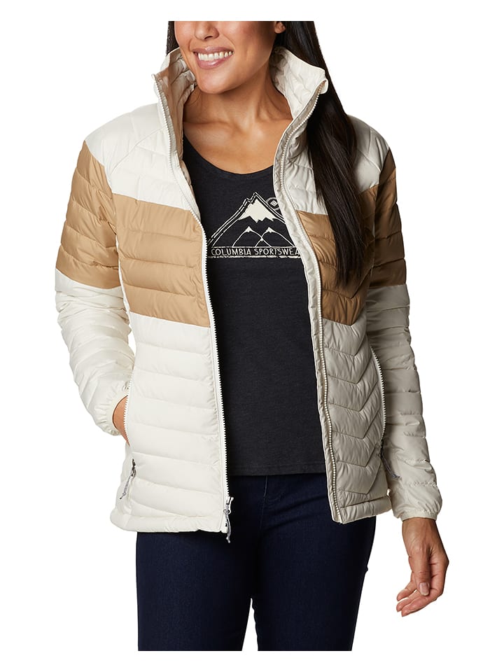 Columbia Kurtka zimowa "Powder Lite" w kolorze kremowo-beżowym rozmiar: S