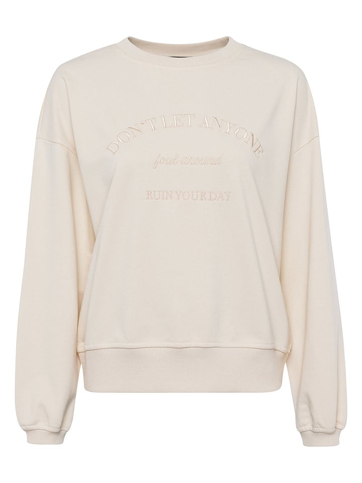 Zero Bluza w kolorze beżowym rozmiar: 34