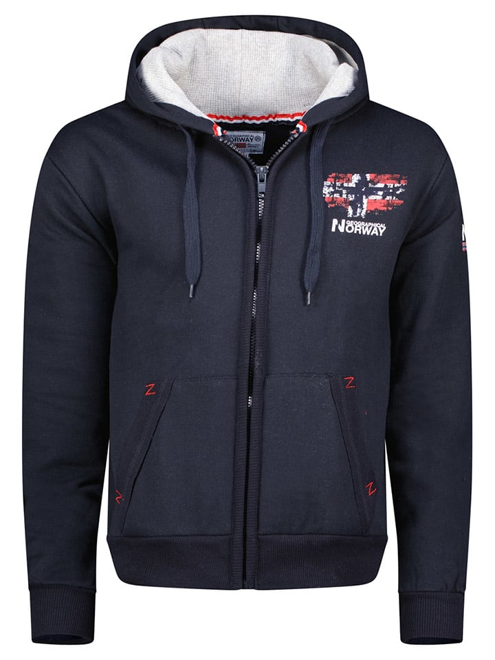 Geographical Norway Bluza "Gordon" w kolorze granatowym rozmiar: L