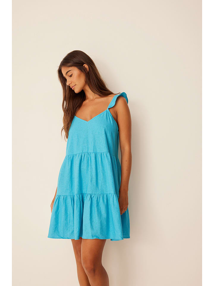 NA-KD Sukienka w kolorze turkusowym rozmiar: 38