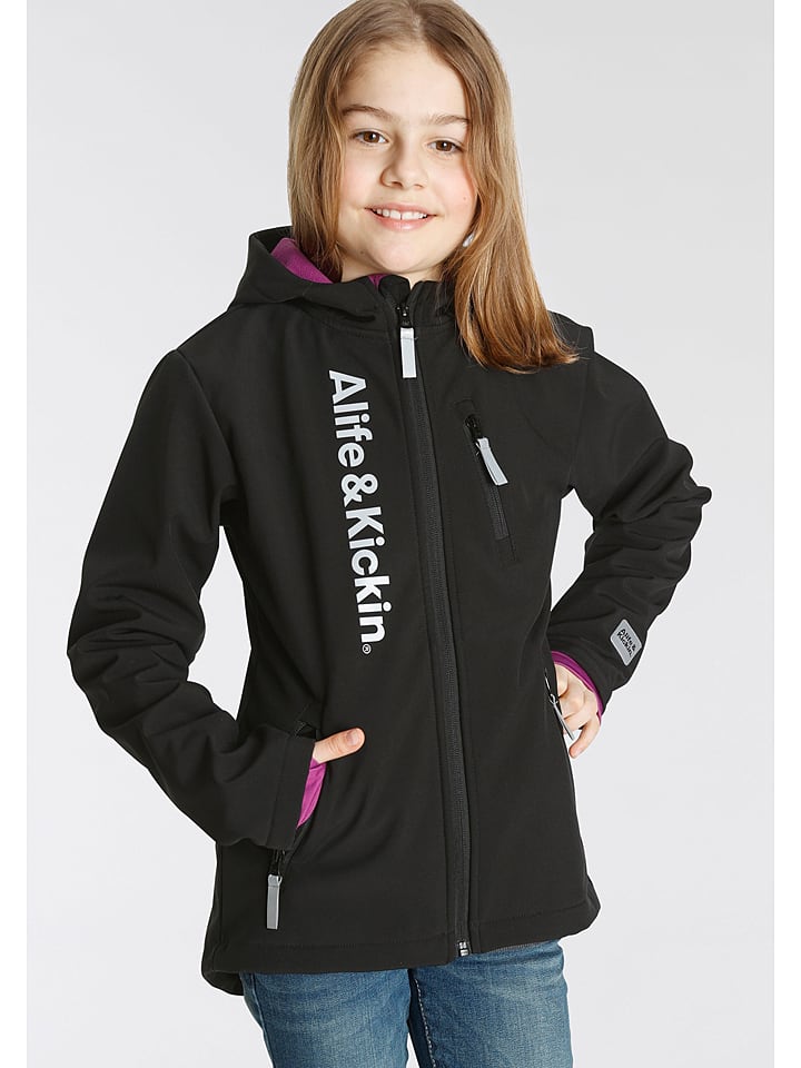 alife and kickin Kurtka przejściowa w kolorze czarnym rozmiar: 128