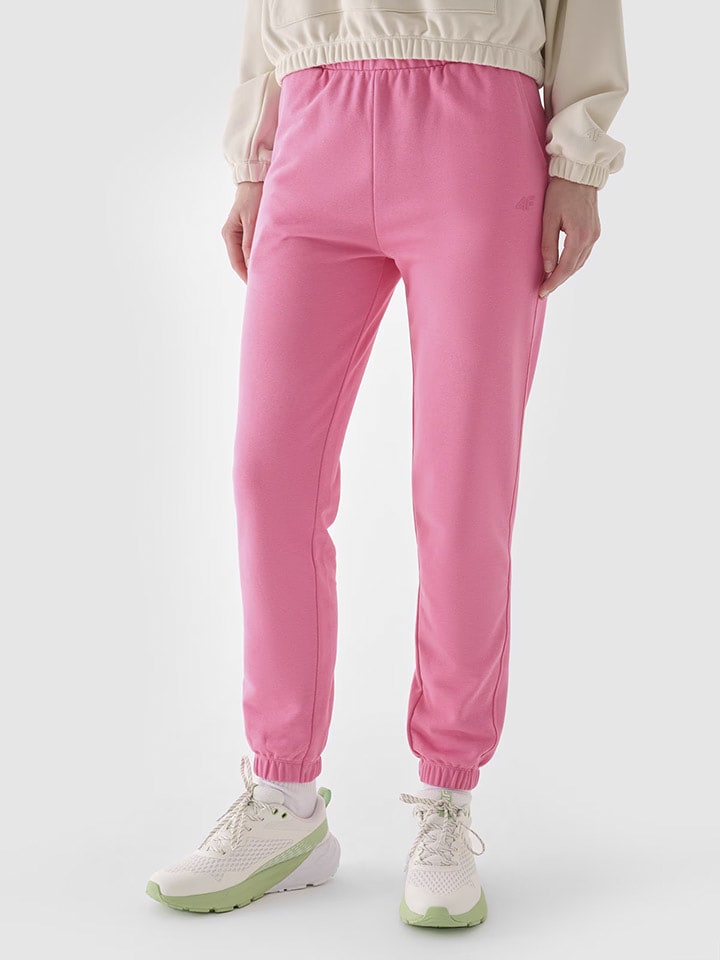 4F Spodnie dresowe w kolorze różowym rozmiar: S