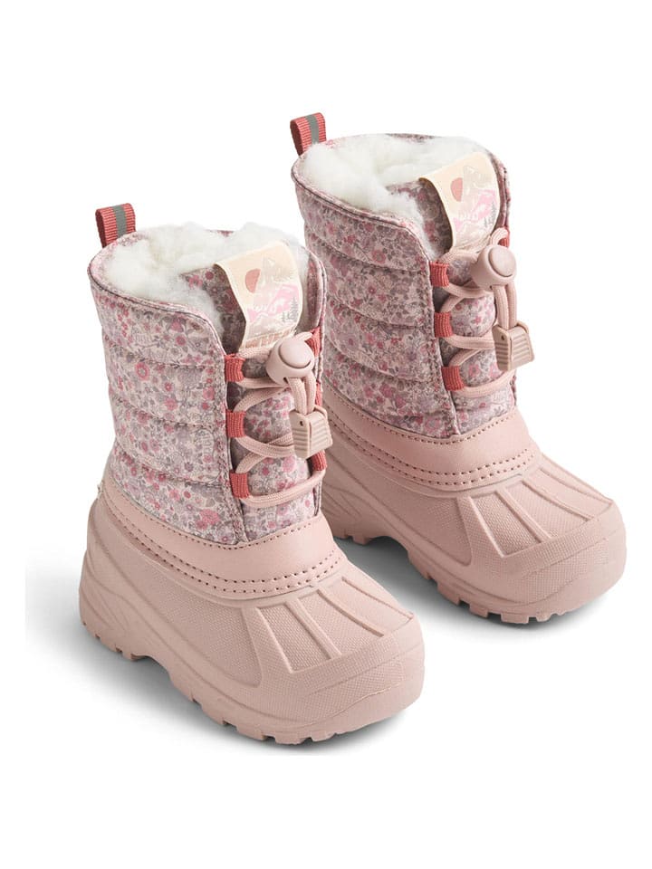 Wheat Kozaki zimowe "Aleex" w kolorze jasnoróżowym rozmiar: 24