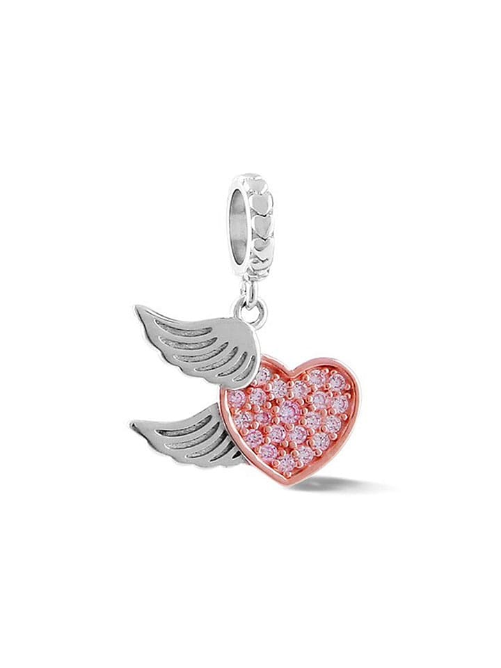 CHARM'S Pozłacana zawieszka z cyrkoniami rozmiar: onesize