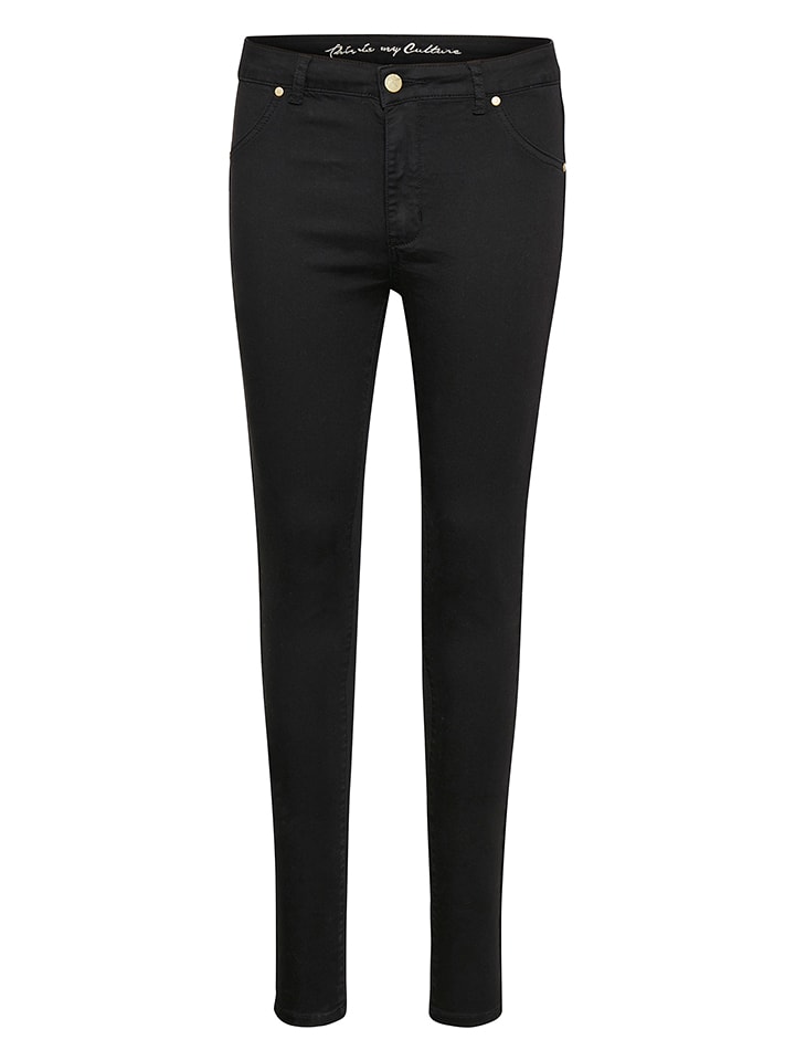 CULTURE Dżinsy - Skinny fit - w kolorze czarnym rozmiar: W30