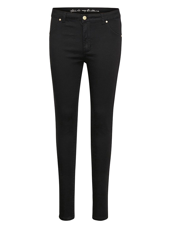 CULTURE Dżinsy - Skinny fit - w kolorze czarnym rozmiar: W30