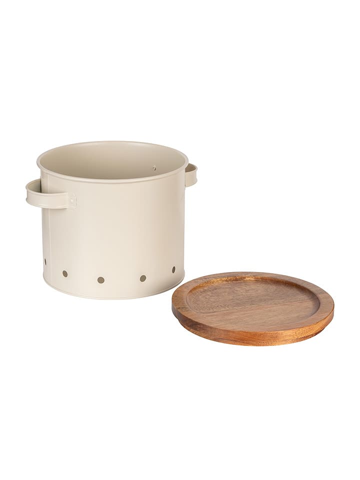 Wenko Pojemnik "Aria" w kolorze beżowym - wys. 18 x Ø 16,5 cm - 3,8 l rozmiar: onesize