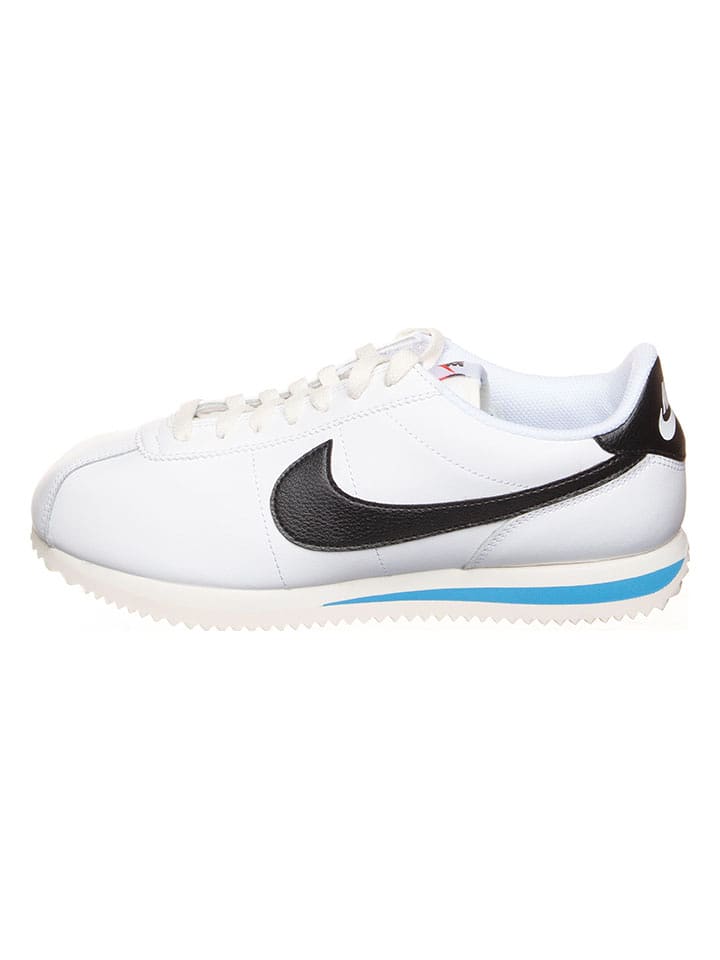 Nike Skórzane sneakersy "Cortez" w kolorze biało-czarnym rozmiar: 38,5