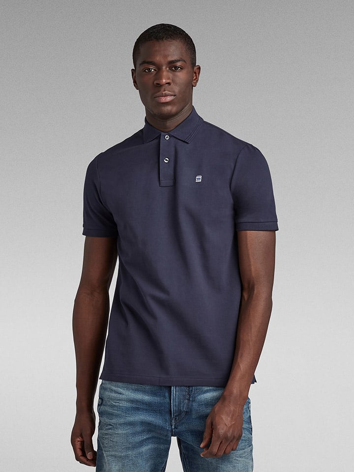 G-Star Koszulka polo w kolorze granatowym rozmiar: XL