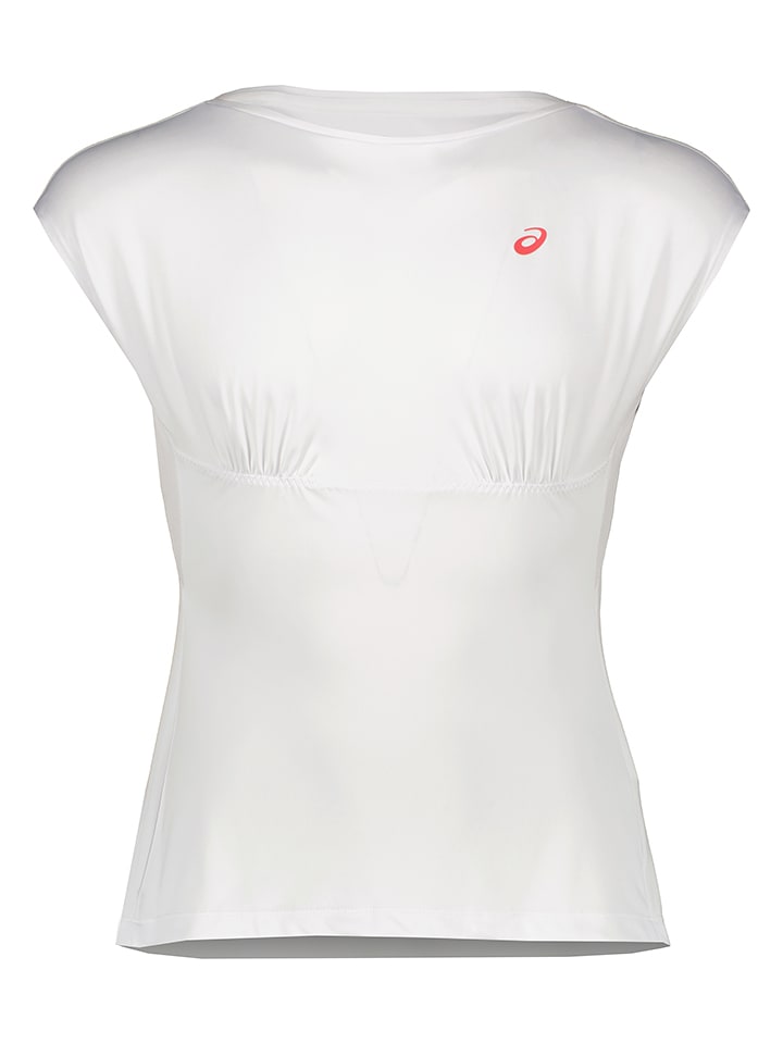 asics Koszulka sportowa w kolorze białym rozmiar: M