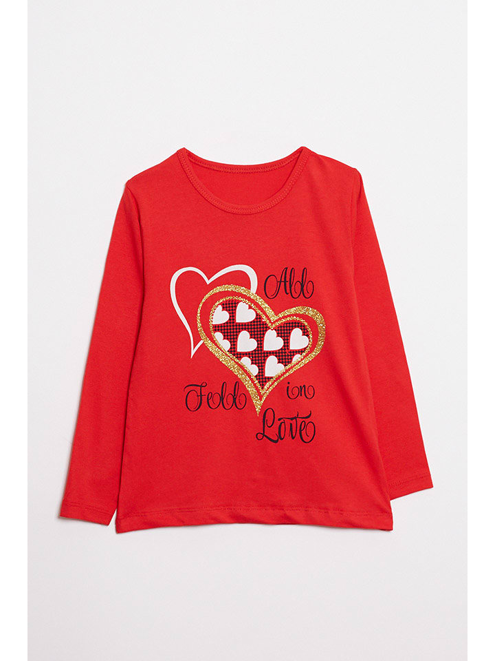 Jack & Roy Koszulka w kolorze czerwonym rozmiar: 140