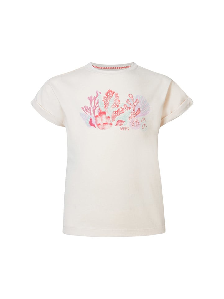 Noppies Koszulka "Edmonton" w kolorze kremowo-jasnoróżowym rozmiar: 140