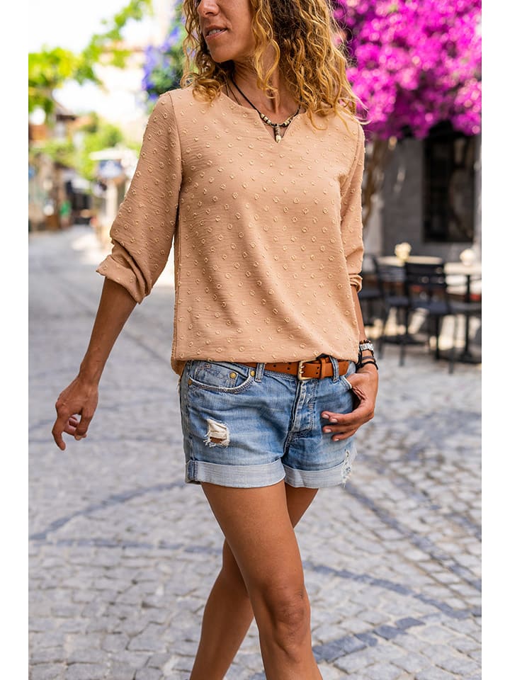 Gunes Kizi Bluzka w kolorze beżowym rozmiar: 38