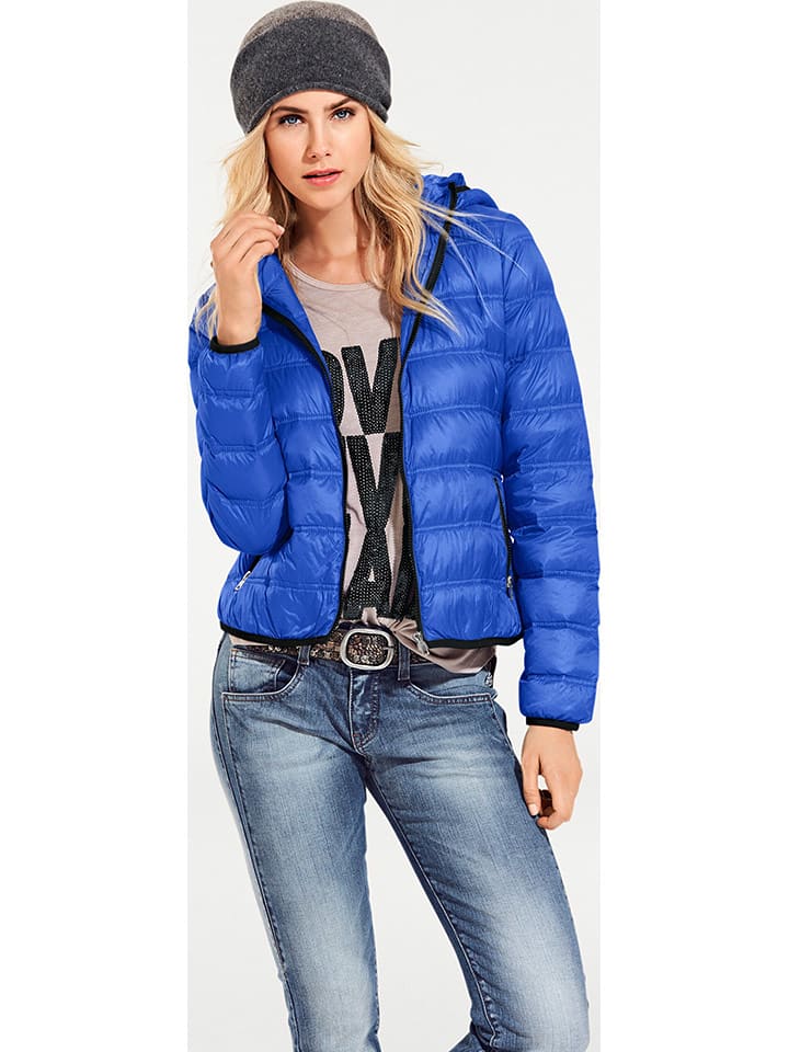 Heine Kurtka puchowa w kolorze niebieskim rozmiar: 34
