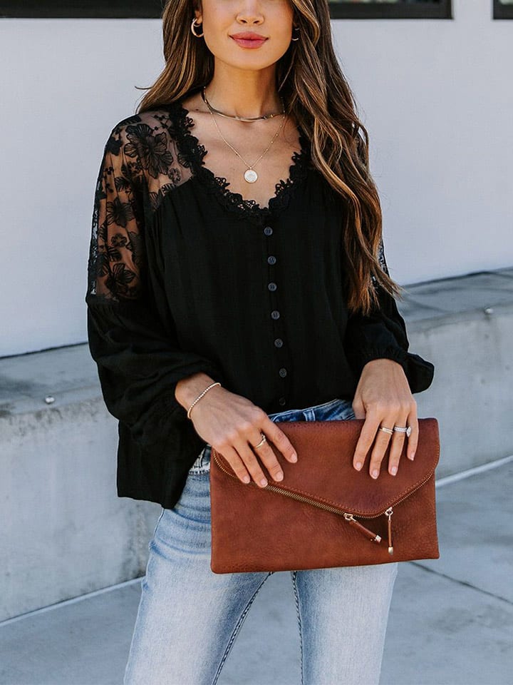 Milan Kiss Bluzka w kolorze czarnym rozmiar: XL