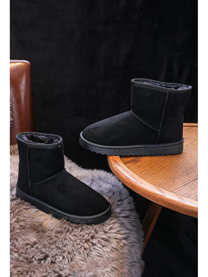 Botki w kolorze czarnym