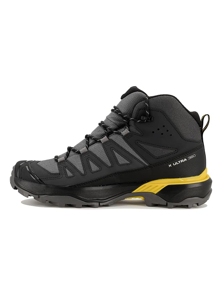 SALOMON Buty trekkingowe "X Ultra 360 GTX" w kolorze czarno-żółtym rozmiar: 42 2/3