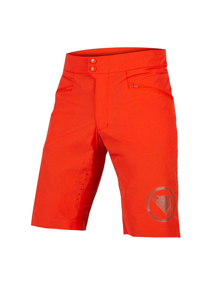 ENDURA Szorty kolarskie "SingleTrack Lite" w kolorze pomarańczowym rozmiar: S