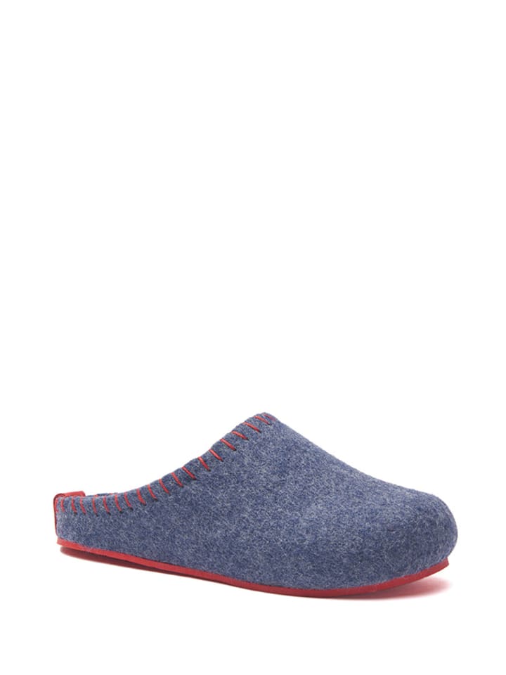 Comfortfusse Wełniane kapcie w kolorze granatowym rozmiar: 41