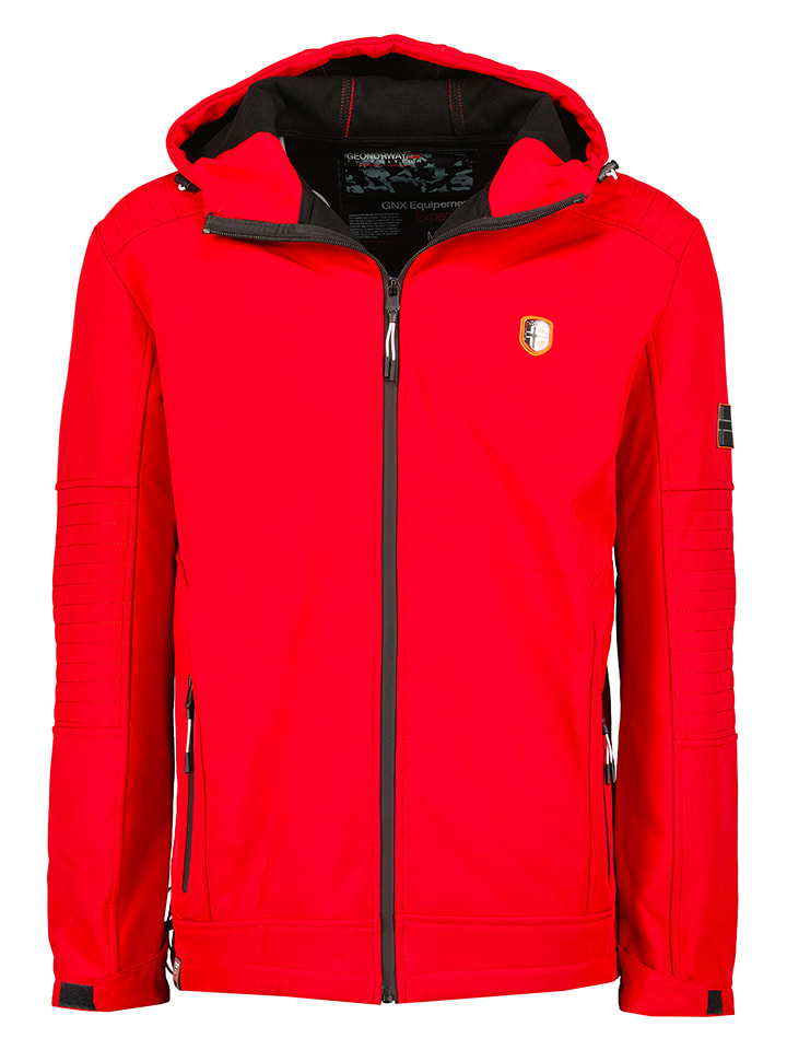 Geographical Norway Kurtka softshellowa "Timeo" w kolorze czerwonym rozmiar: L