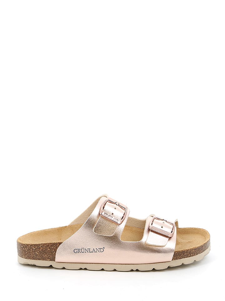 Klapki w kolorze jasnoróżowym