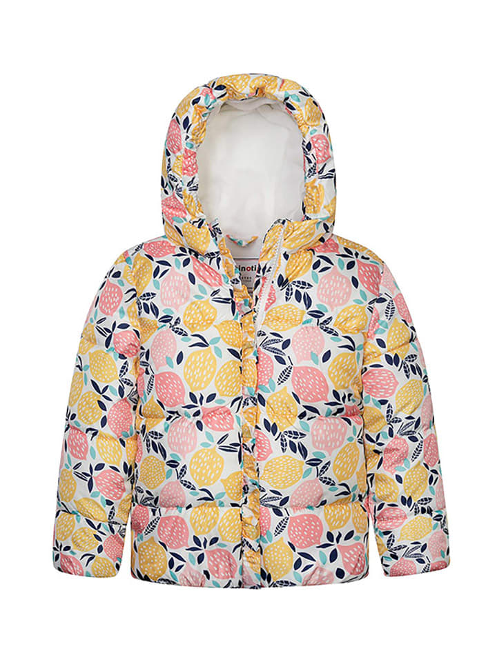 Minoti Kurtka pikowana w kolorze żółto-różowym rozmiar: 92/98