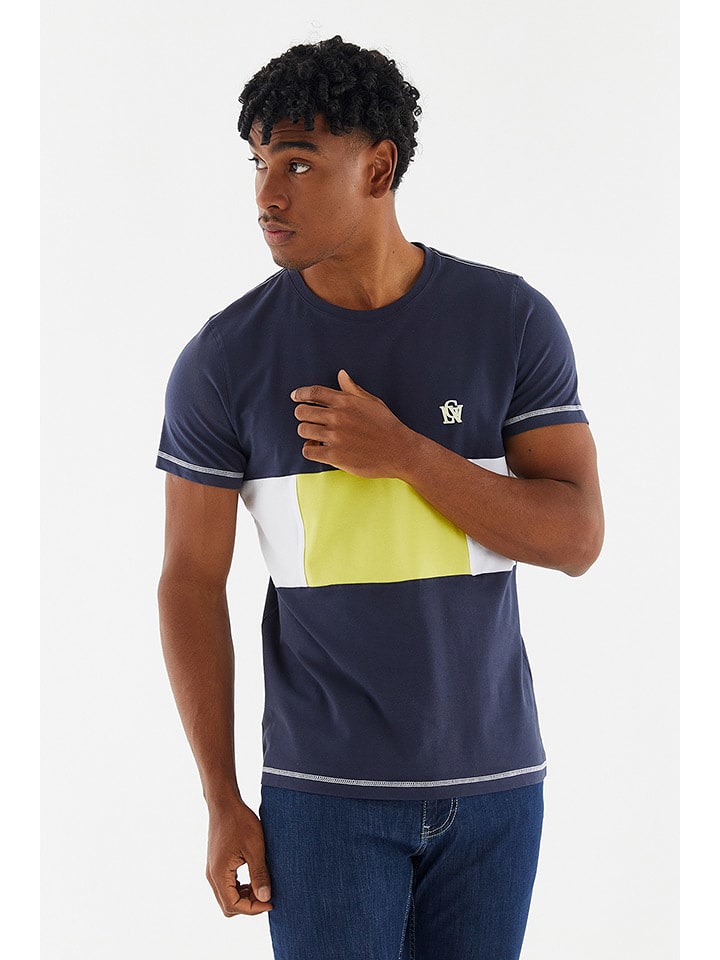 Galvanni Koszulka polo w kolorze granatowym rozmiar: S