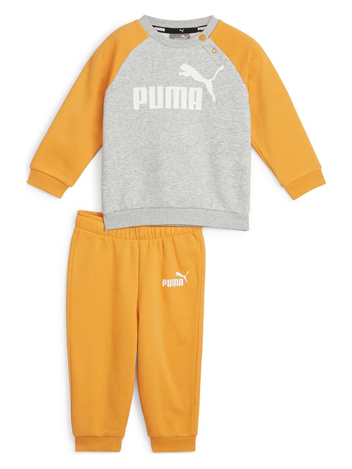 Puma 2-częściowy zestaw "Minicats ESS" w kolorze musztardowo-szarym rozmiar: 68