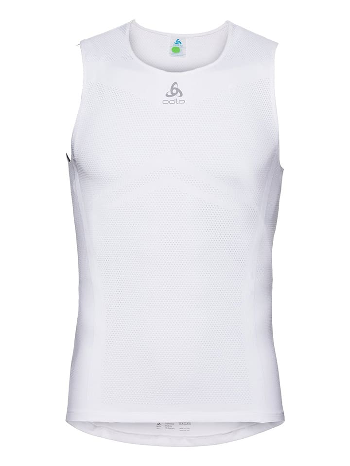 Odlo Podkoszulek kolarski "Performance Breathe" w kolorze białym rozmiar: L