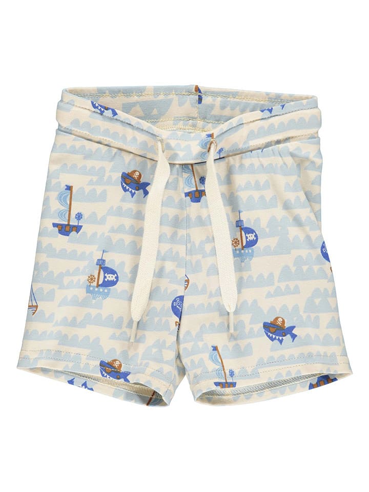 Fred´s World by GREEN COTTON Szorty dresowe w kolorze kremowym rozmiar: 74