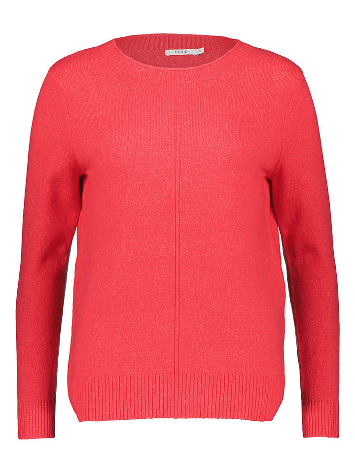 Cecil Sweter w kolorze czerwonym rozmiar: S