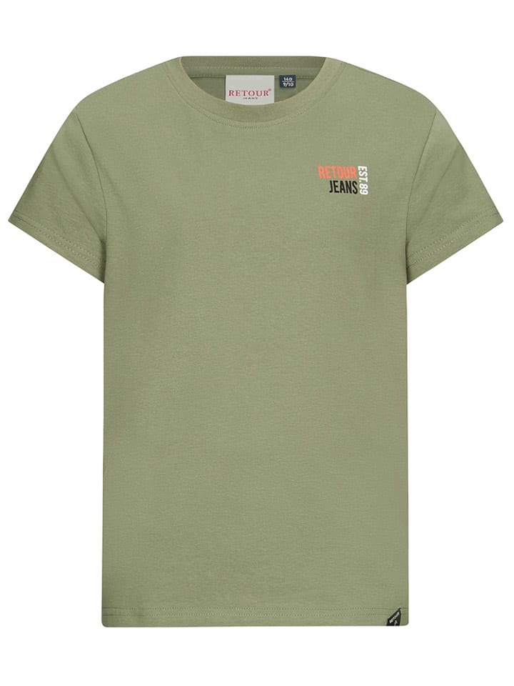 Retour Koszulka "Raoul" w kolorze khaki rozmiar: 128