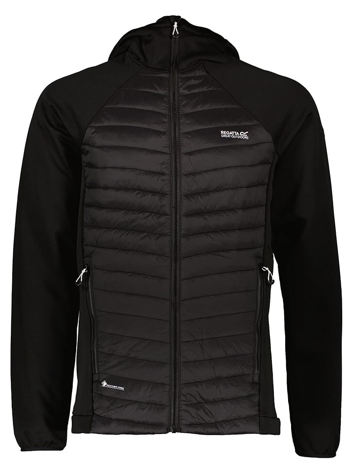 Kurtka pikowana "Andreson VII" w kolorze czarnym