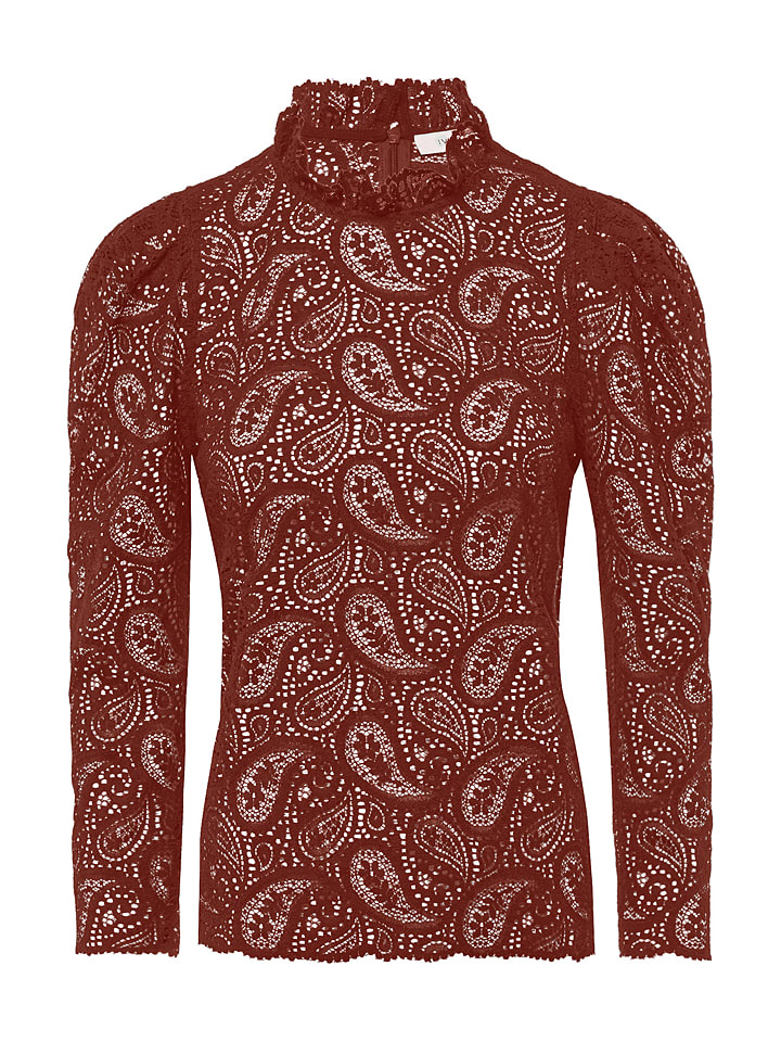 Bluzka w kolorze bordowym